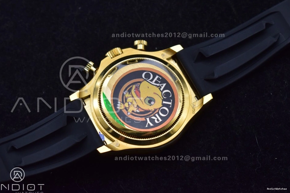 (Weighted) YG Sophisticated 126518 1:1 V6 QF Daytona on Strap Black Oysterflex Dial Best SH4131 Edition 807 1030